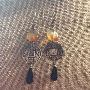 Chinese sterling silver earrings